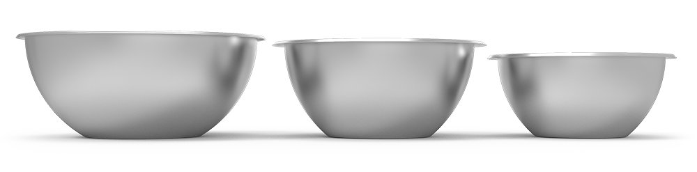 Bowl de acero inoxidable Fricosmos ø300x150 mm