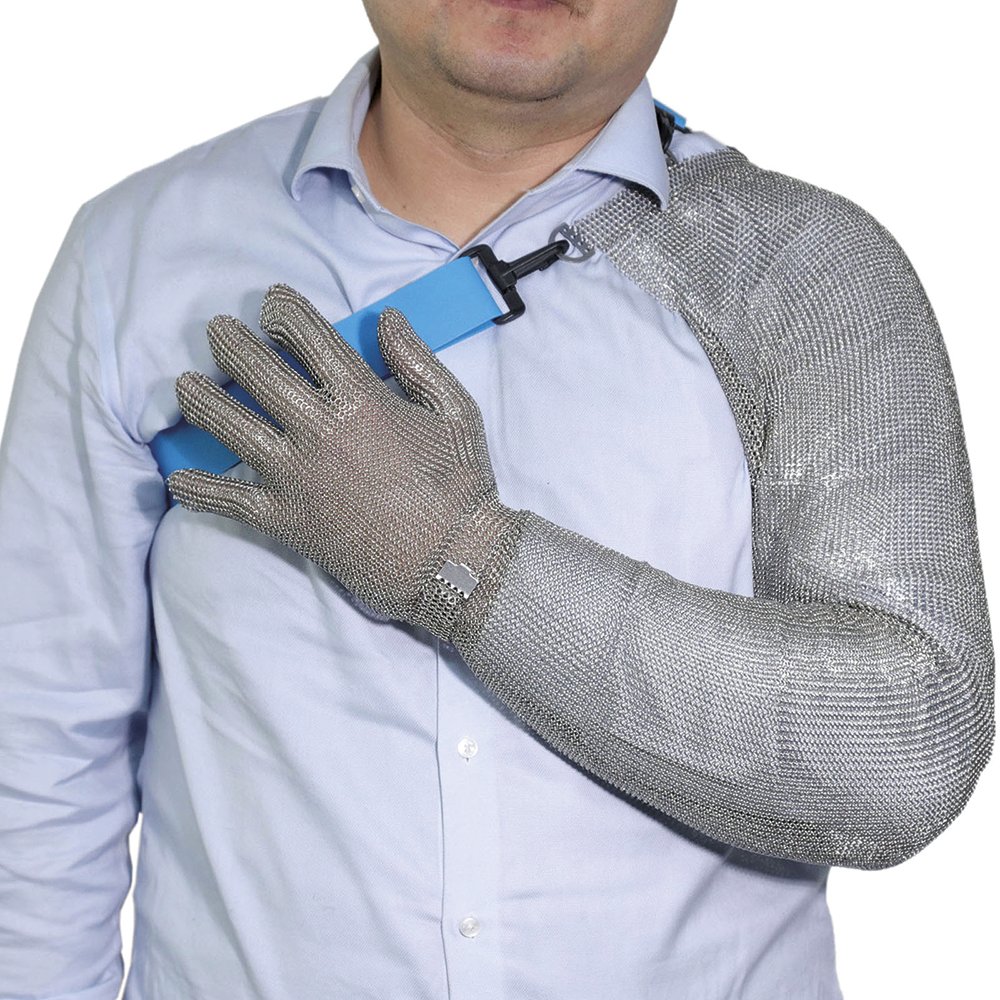 Brazo completo de protección en malla de acero inoxidable Fricosmos
