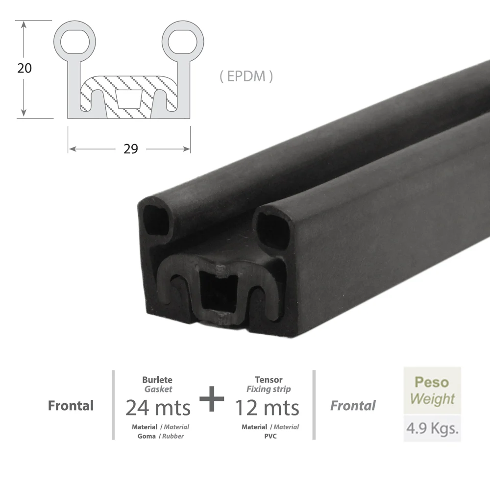 Burlete frontal 2310 24 m + tensor 12 m – imagen 3