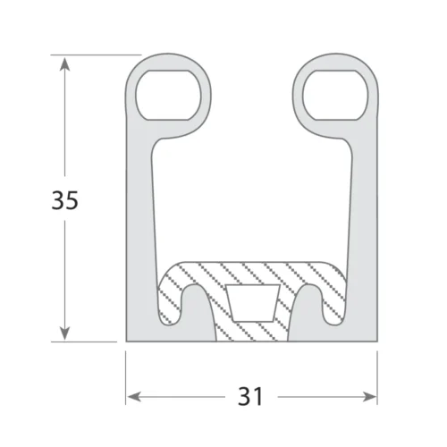 Burlete frontal 3530/511 12 m + tensor 6 m – imagen 2
