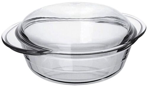 Cacerola ovalada de cristal 2,3 l Fricosmos