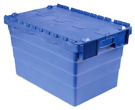 Caja de reparto apilable con tapa Fricosmos