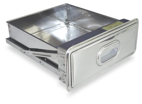 Cajón inox con cerradura a acoplar Fricosmos