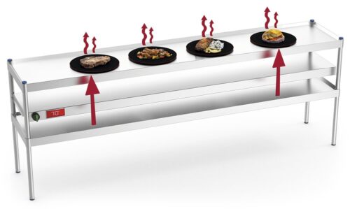 Calentador de platos para estante de sobremesa Fricosmos 1355 mm
