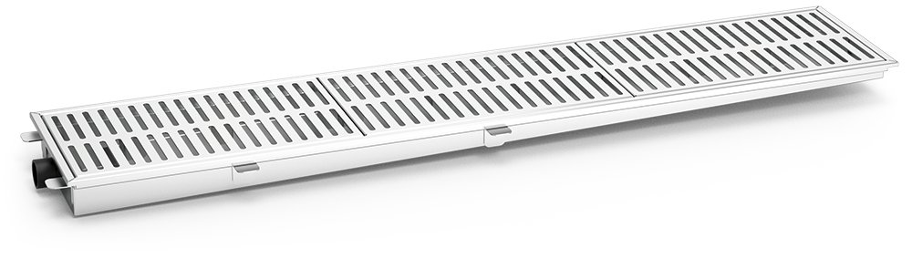 Canal colector industrial para interiores en acero inoxidable Fricosmos 1000 mm