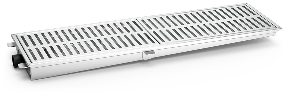 Canal colector industrial para interiores en acero inoxidable Fricosmos 1000 mm