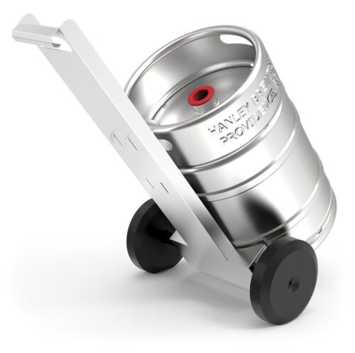 Carro porta barriles de cerveza en acero inoxidable Fricosmos 480x200x875 mm