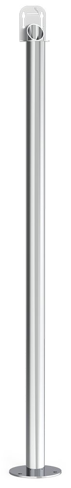 Cenicero inox de pie para espacios reducidos Fricosmos 120x60x1064 mm