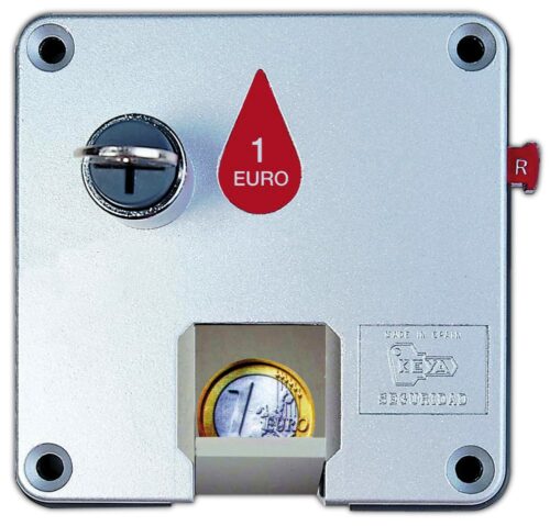 Cerradura de retorno de monedas para puerta de taquilla Fricosmos 481410