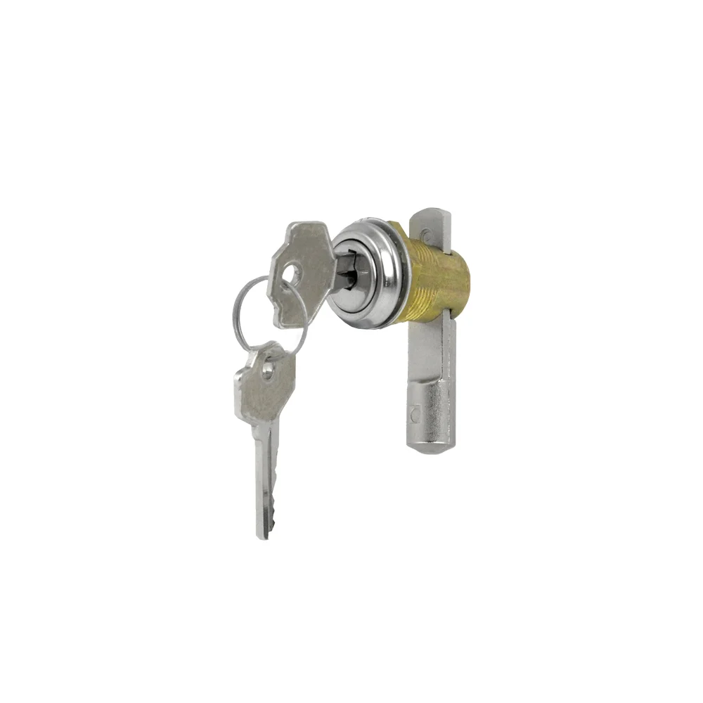 Cerradura S-3 de latón cromado, modelo pequeño
