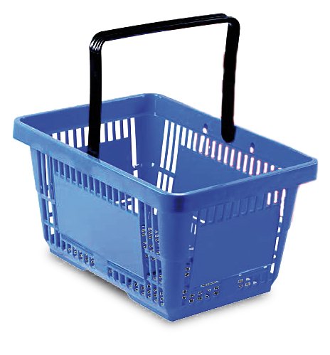 Cesta de supermercado sencilla Fricosmos 430x300x220 mm