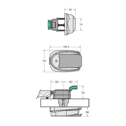Latch G-5890 HP – image 2