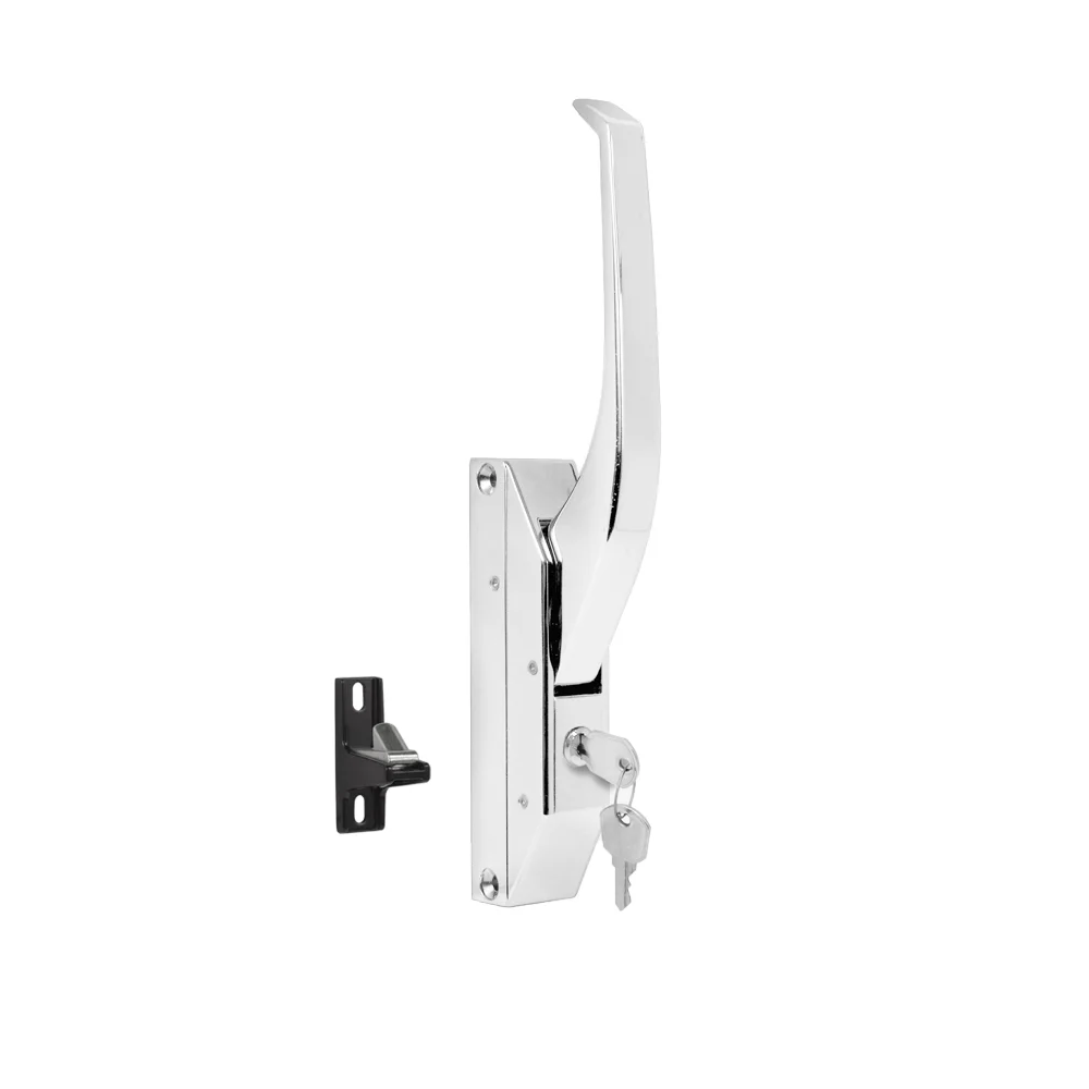 G-686 curved zamak handle latch with C striker