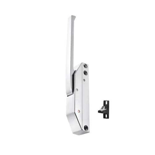 G-690 chrome zamak handle latch with C striker