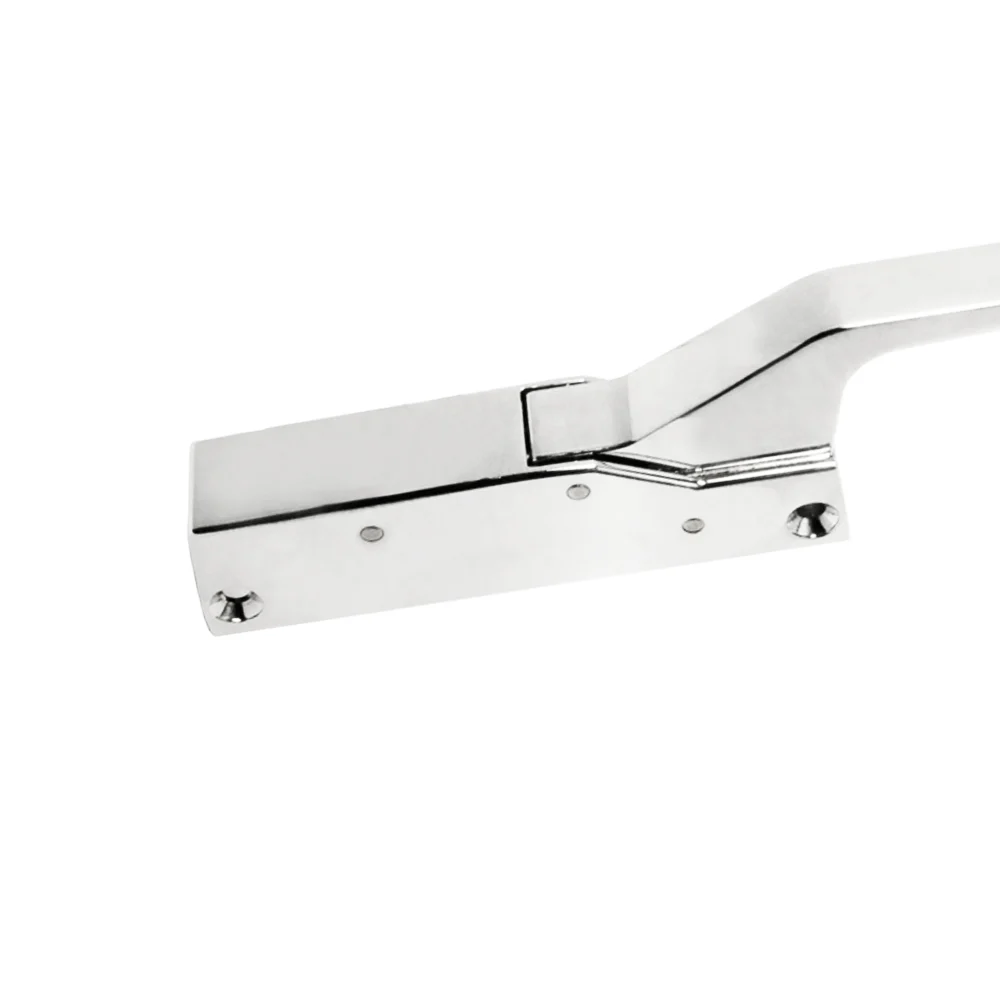 G-791 curved chrome handle latch · view 3