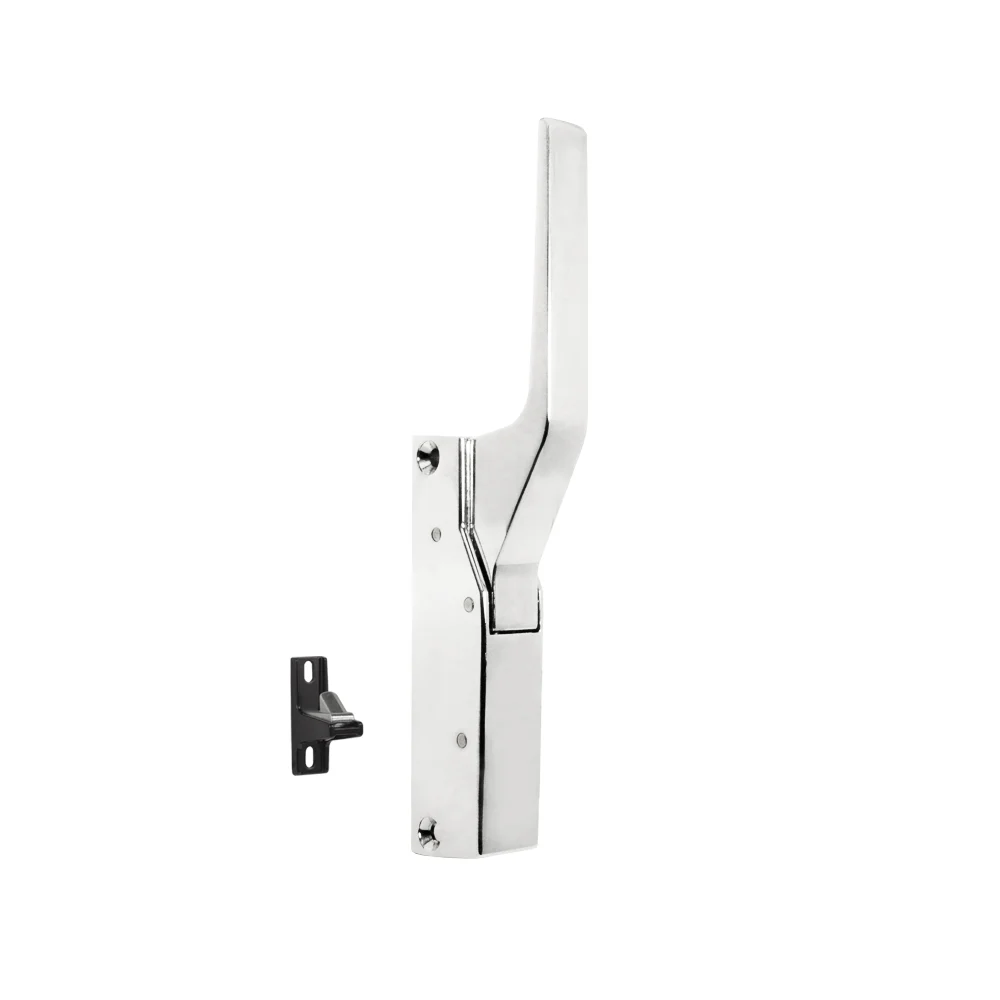 G-791 curved chrome handle latch