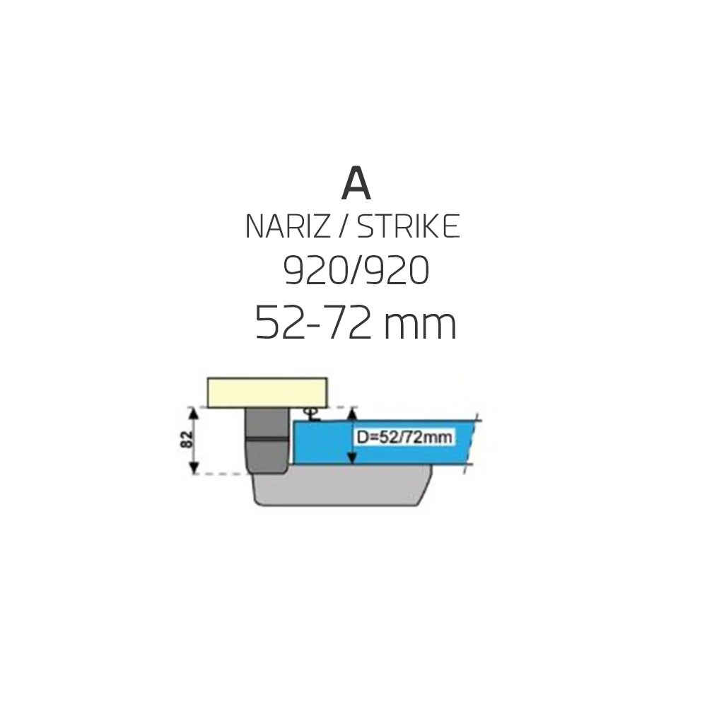 Cierre G-920 A 52/72 mm HP – imagen 3