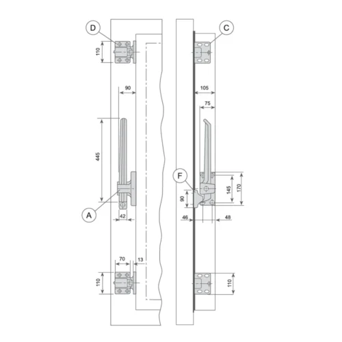 Latch I-1006 right – image 2