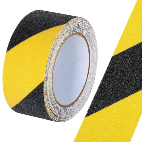 Cinta antideslizante adhesiva amarillo/negro Fricosmos