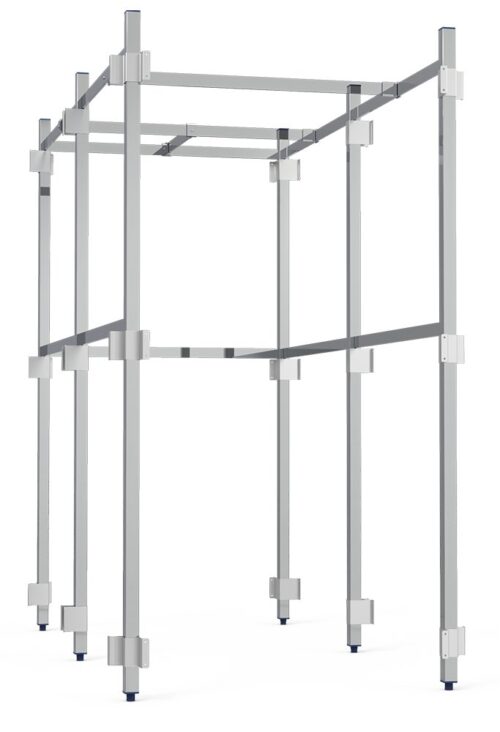 Columna central inox para estructura de cámara de pletina Fricosmos
