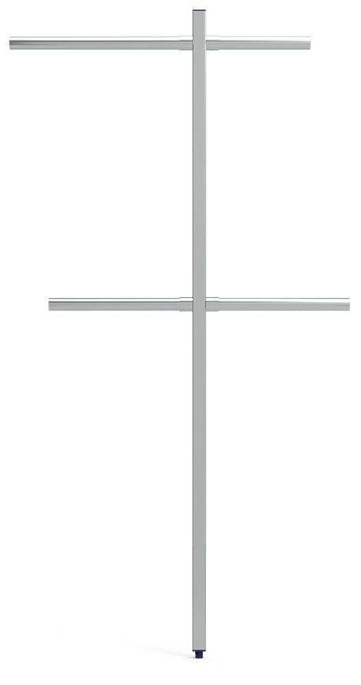 Columna central inox para estructura de cámara de tubo Fricosmos