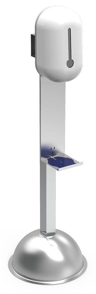 Columna con dispensador de gel hidroalcohólico especial para niños Fricosmos