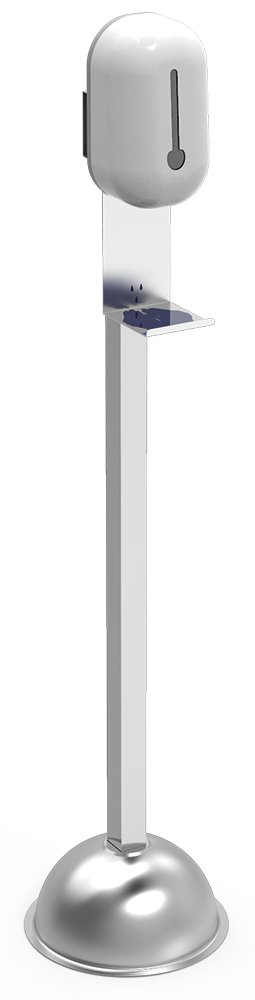 Columna con dispensador electrónico de gel hidroalcohólico Fricosmos