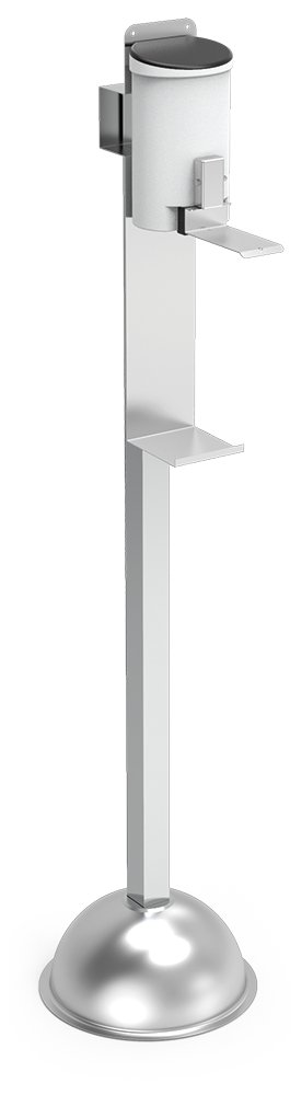 Columna con dosificador de gel hidroalcohólico a codo Fricosmos