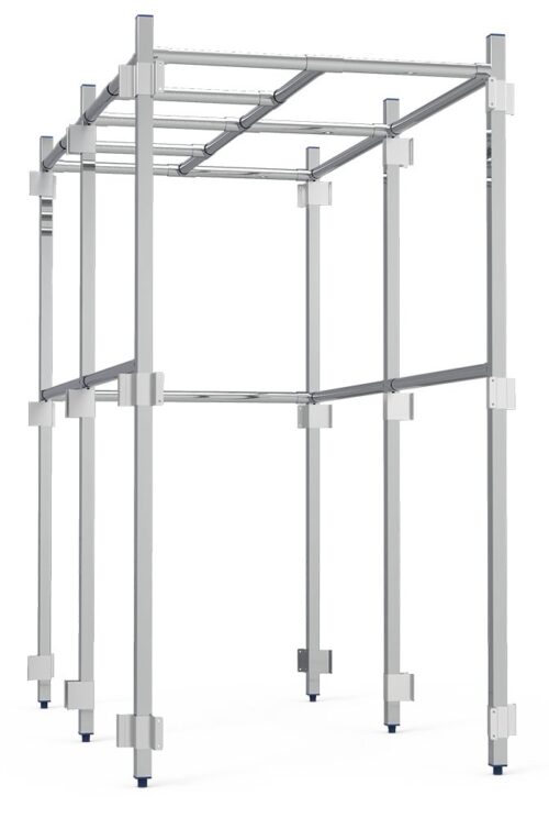 Columna de esquina inox para estructura de cámara de tubo Fricosmos