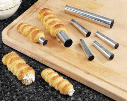 Conjunto de conos para relleno de crema en acero inox Fricosmos