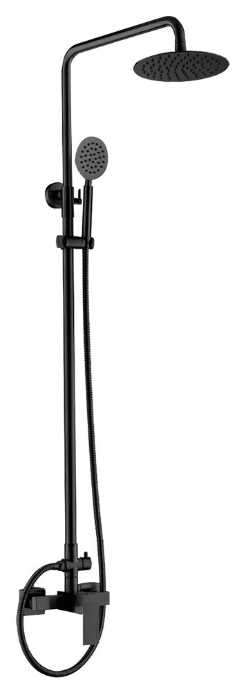 Conjunto de ducha inoxidable Serie Merak BK Fricosmos ø1/2"x475x1325 mm