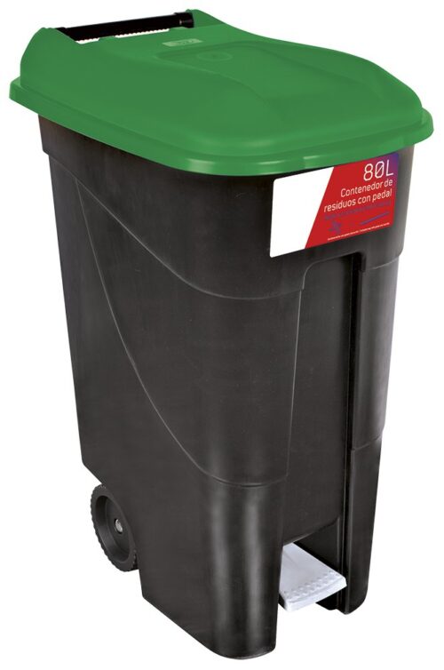 Contenedor de desperdicios 80L serie GO Verde Fricosmos