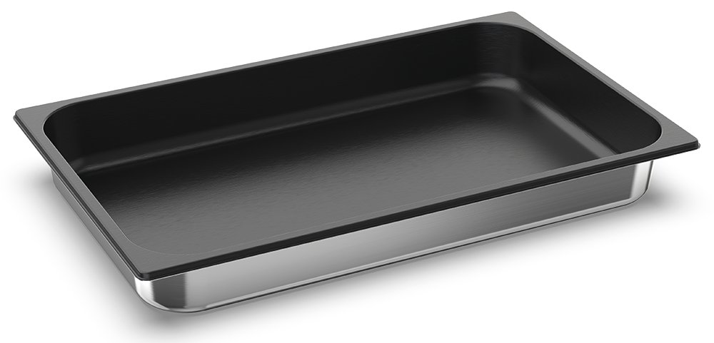 Cubeta-bandeja inox GN 1/1 antiadherente triple capa Fricosmos 530x325x40 mm