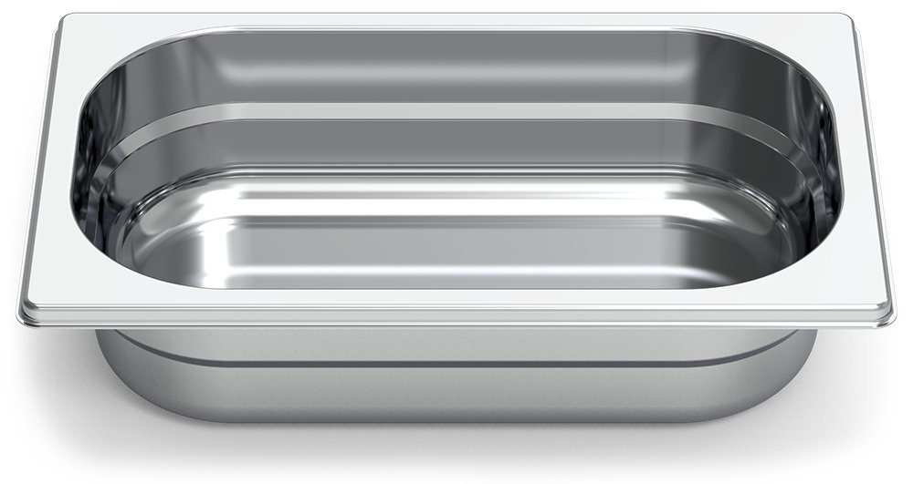 Cubeta Gastronorm inox GN 1/4 Fricosmos 265x162x20 mm