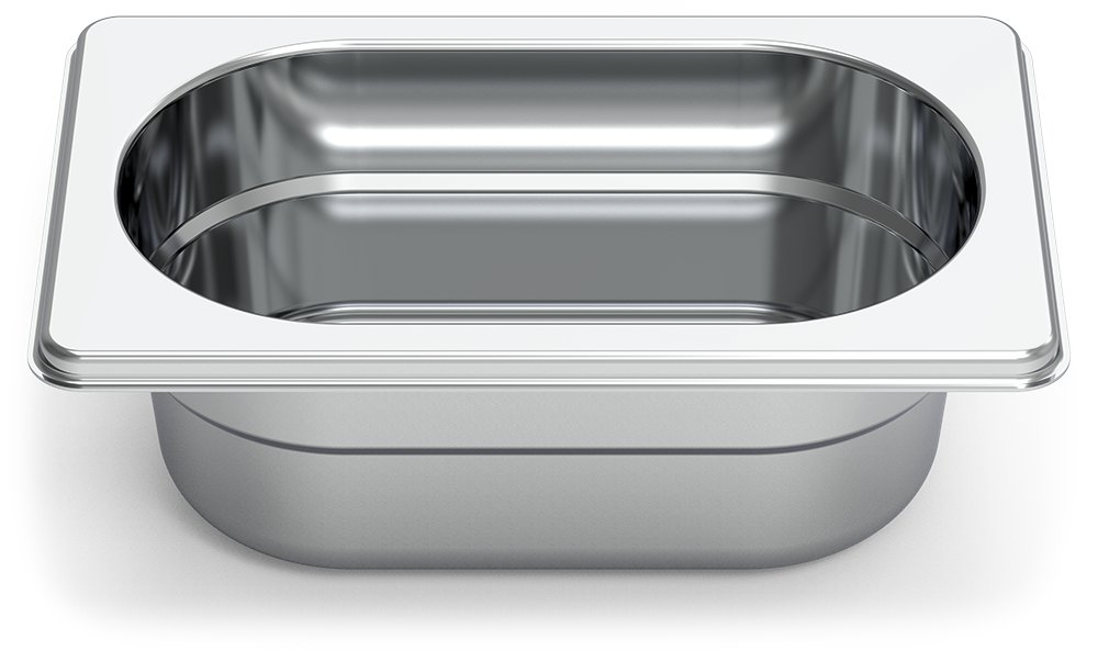 Cubeta Gastronorm inox GN 1/9 Fricosmos 176x108x65 mm