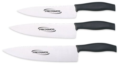 Cuchillo de cocina con mango inyectado Fricosmos hoja 225 mm