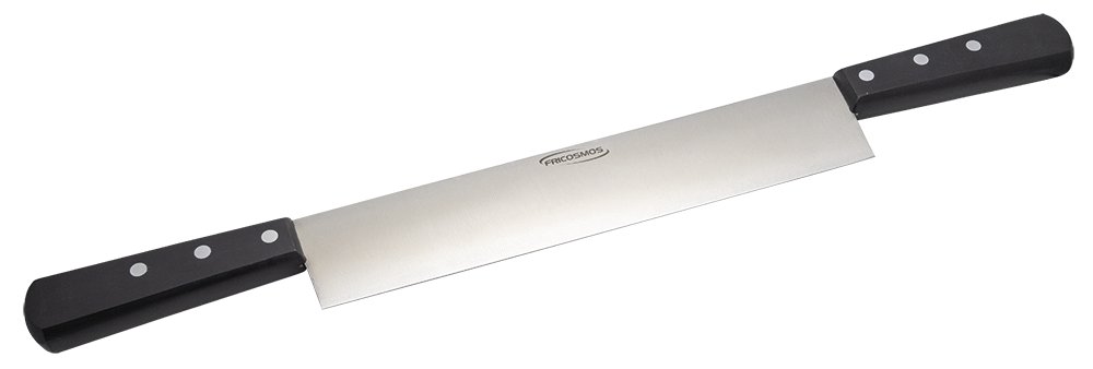 Cuchillo fiambre dos mangos Fricosmos hoja 260 mm