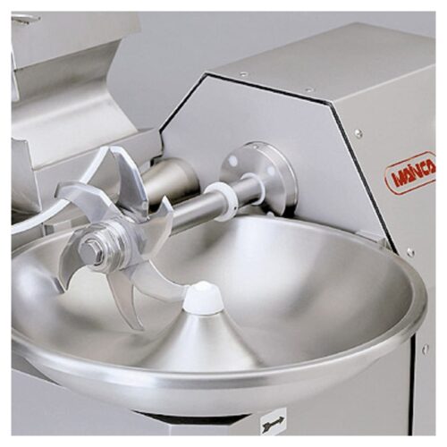 Bowl and knife head of the Mainca CM-14 bowl cutter