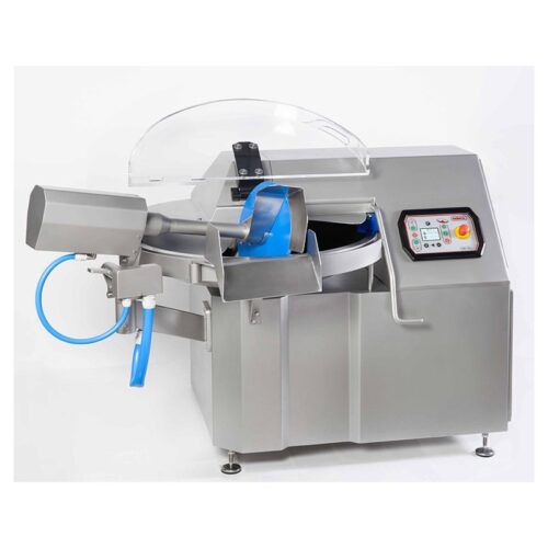 Unloader arm emptying the bowl of the Mainca CM-75S