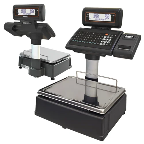 Dibal D-540 dual-body retail scale with receipt printer
