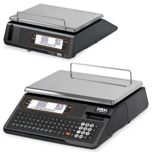 Dibal D-540 flat retail scale with receipt printer