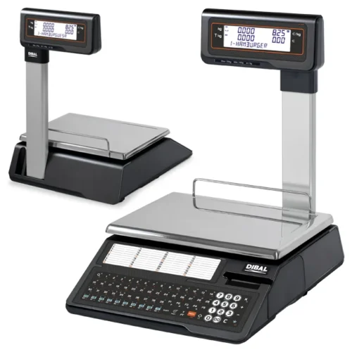 Dibal D-540 pole retail scale with receipt printer