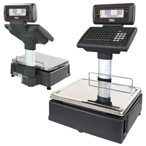 Dibal D-545 dual-body retail scale with label printer