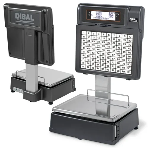 Dibal D-545 self-service retail scale with label printer
