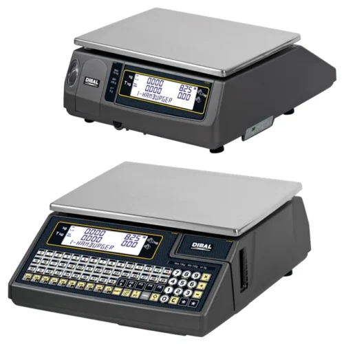 Dibal W-025 flat retail scale with label printer