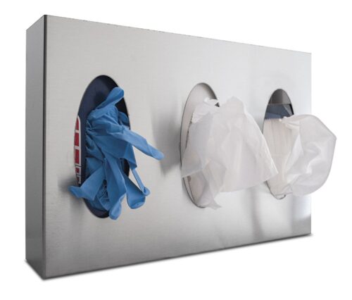 Dispensador de 3 cajas de tissues, guantes o toallas Fricosmos