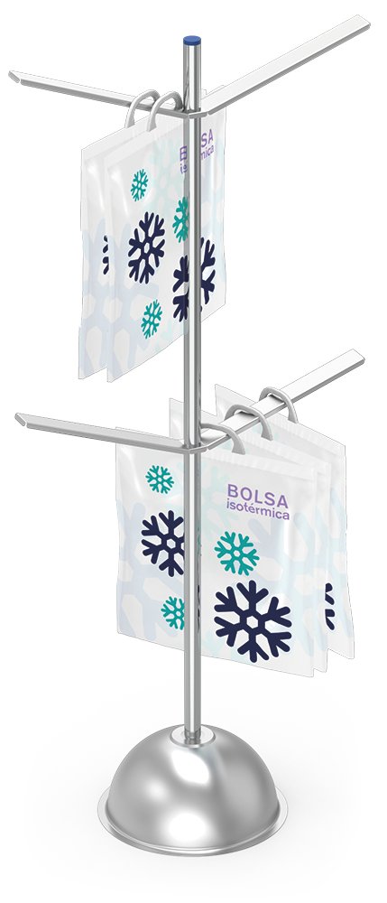 Dispensador de bolsas inox cuádruple Fricosmos