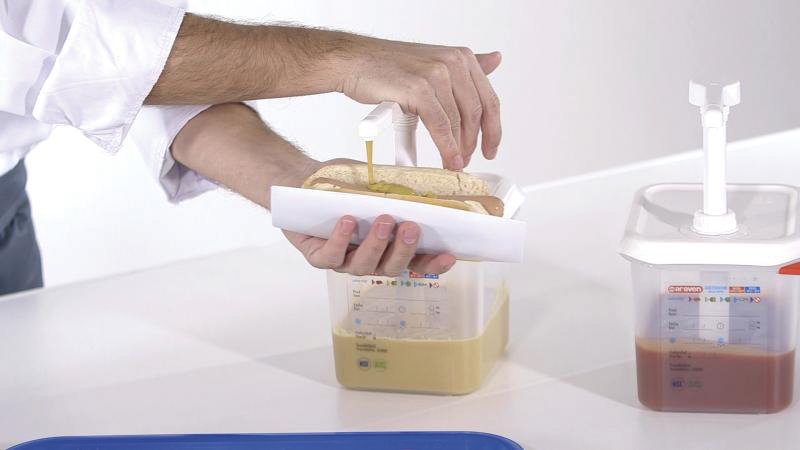 Dispensador de salsa con dosificador Fricosmos