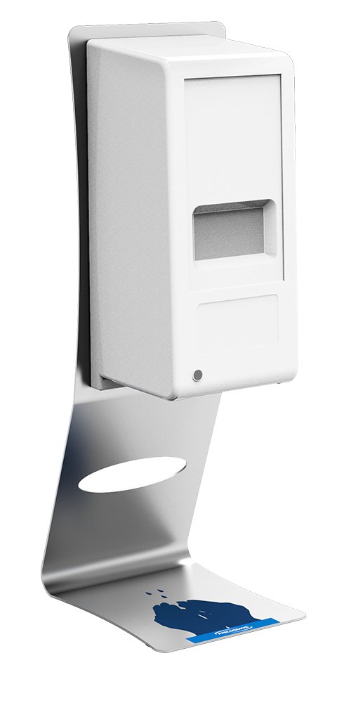 Dosificador automático de gel hidroalcohólico con soporte de sobremesa Fricosmos