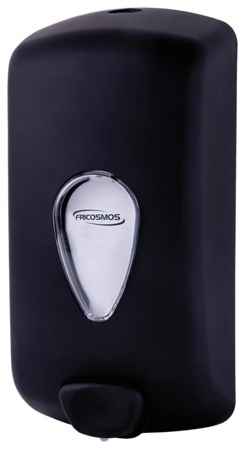 Dosificador de jabón negro mate 1 l Serie Black Fricosmos